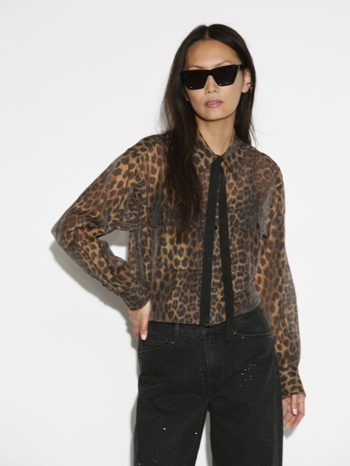 Dante 6 Rique Leopardikuviollinen Paita 