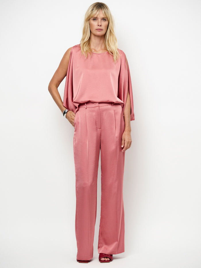 Dante 6 Jules Satiinihousut Vaaleanpunainen