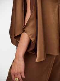 Dante 6 Risette Satiinipusero Ruskea