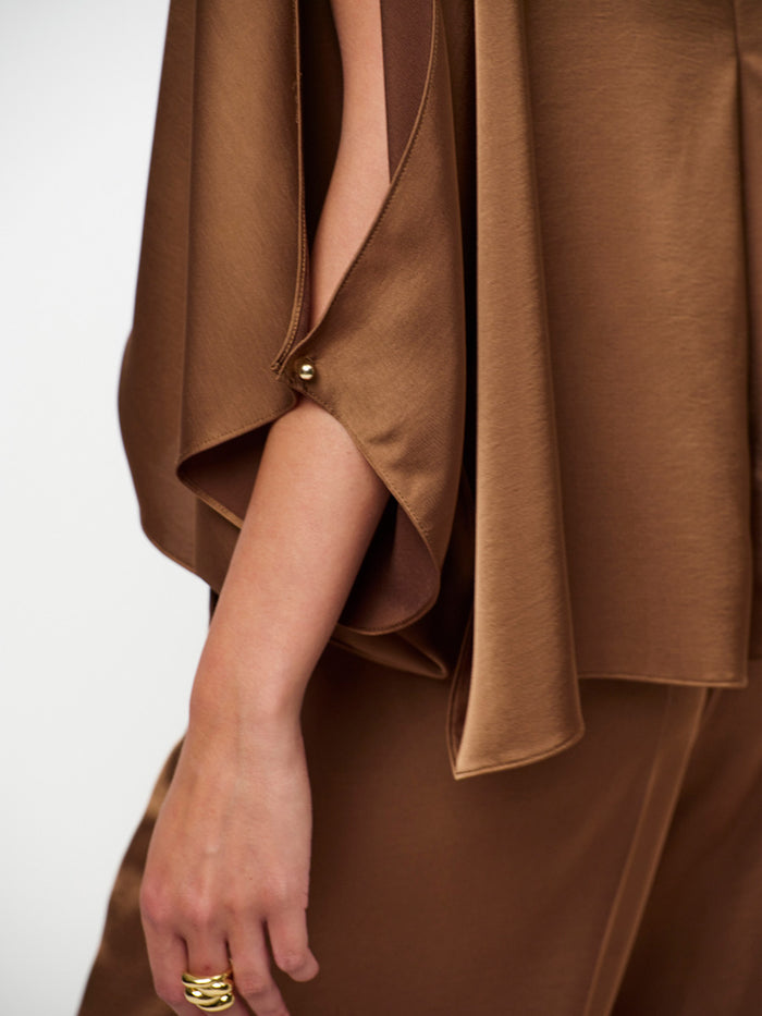 Dante 6 Risette Satiinipusero Ruskea