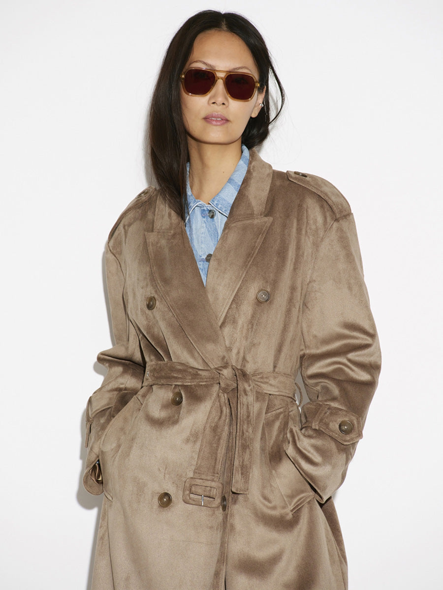 Dante 6 Solen Tekomohkanahkatakki Beige