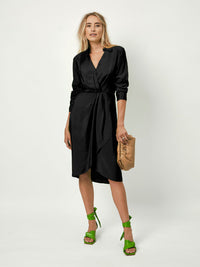 Dante 6 Suka Midi Dress Raven Black