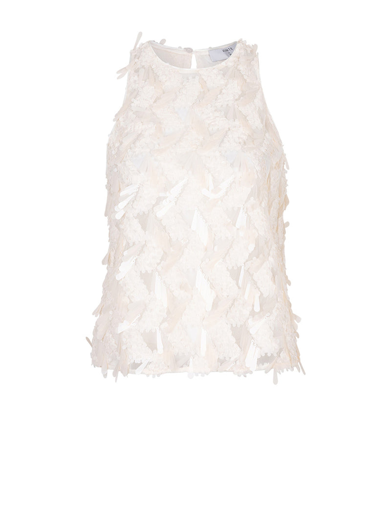 CORIN sequins relaxed fit top