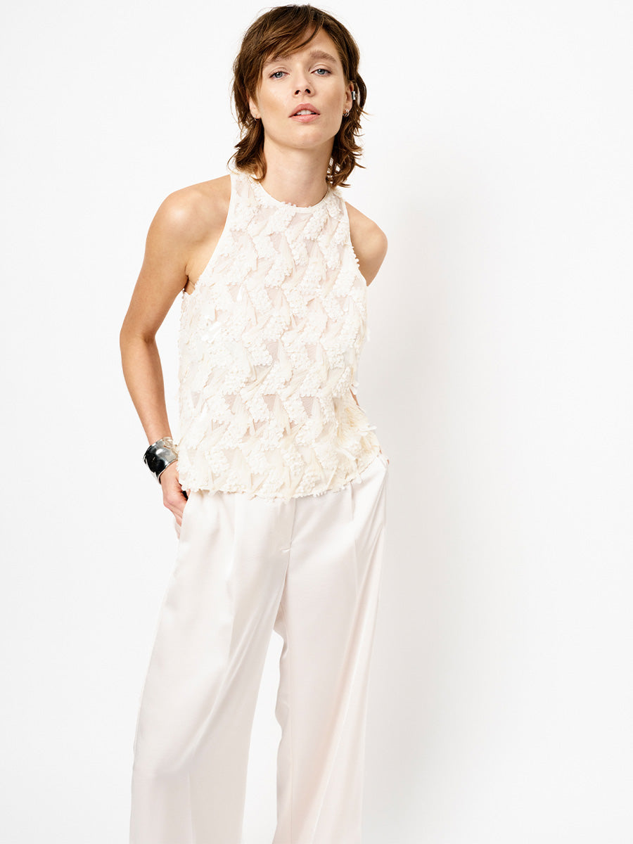 CORIN sequins relaxed fit top