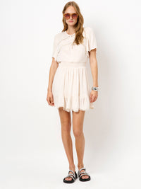 GEROUX boho mini dress
