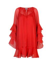 Dante 6 Solstice Boho Lyhyt Mekko Punainen