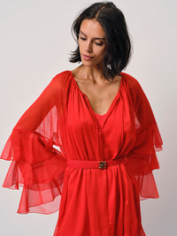 Dante 6 Solstice Boho Lyhyt Mekko Punainen