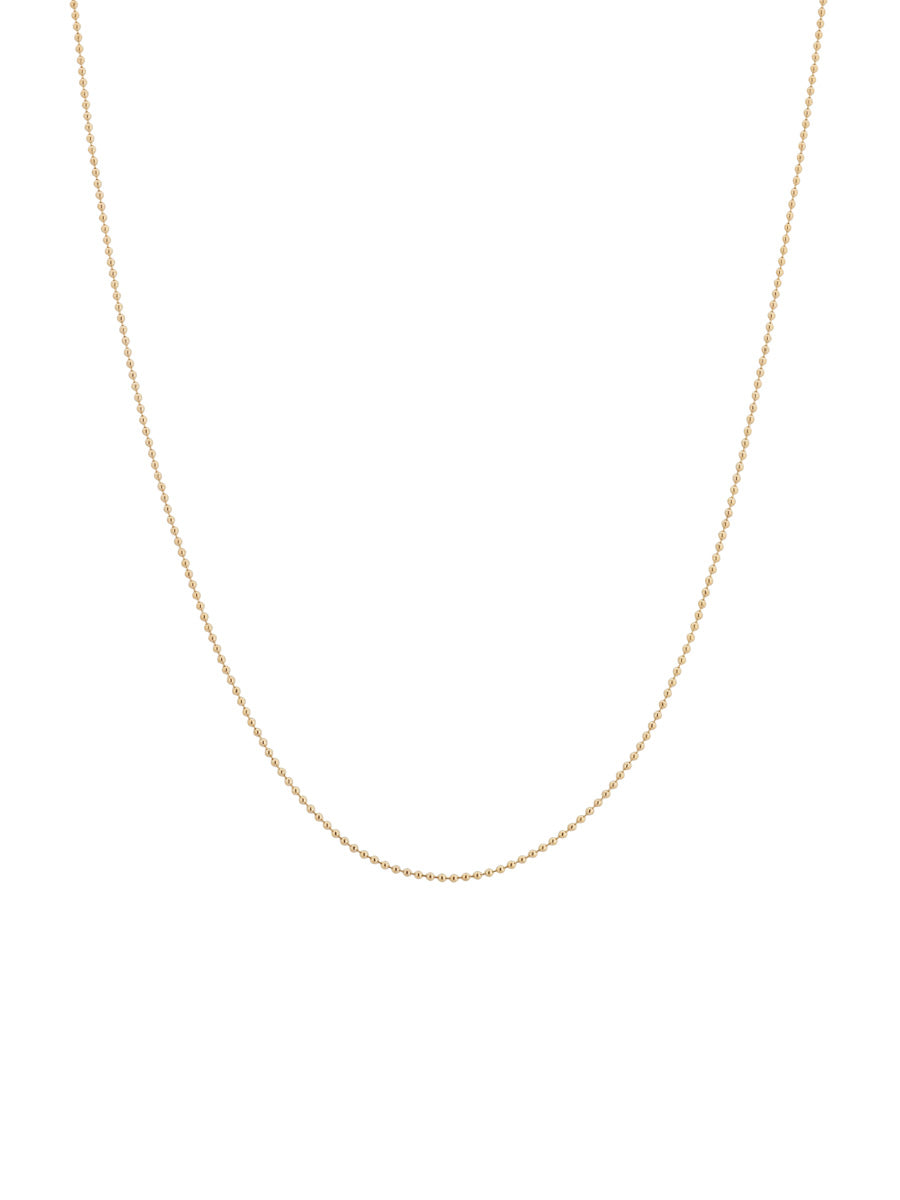 Ball chain 42 cm gold