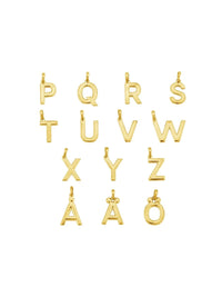 Edblad Initial A-Ö Charm Gold