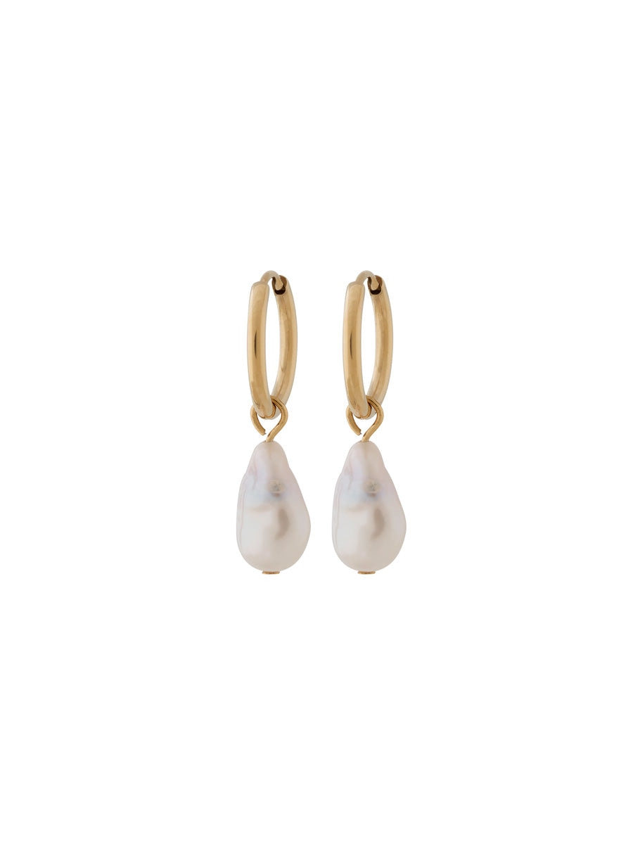 Edblad Lucy Hoops White Gold