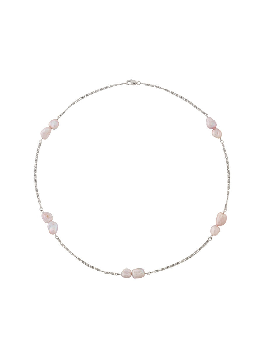 Lucy Necklace Multi Pink Steel