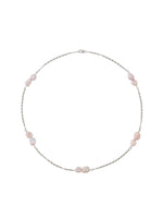 Lucy Necklace Multi Pink Steel