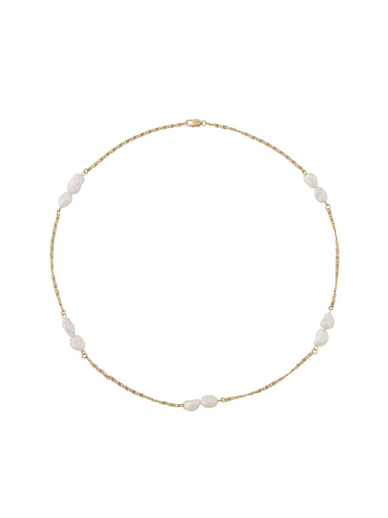 Lucy Necklace Multi White Gold