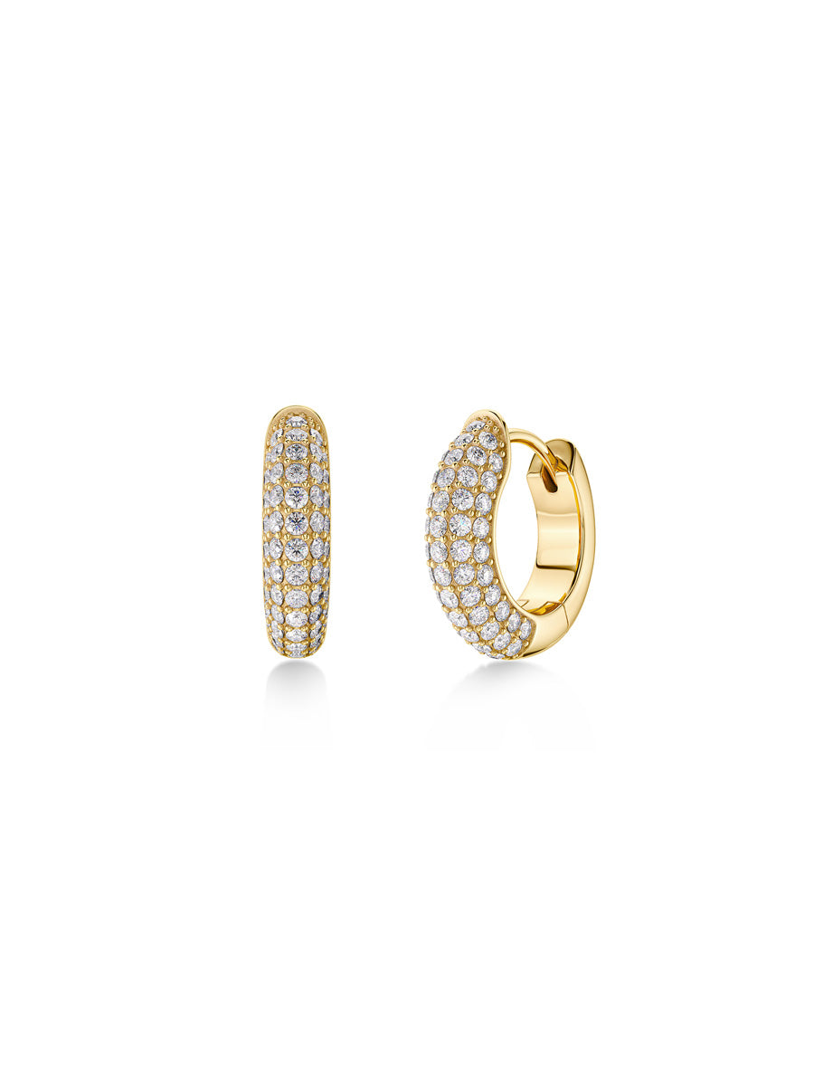 Edblad Luxe Sparkle Korvarenkaat Kulta
