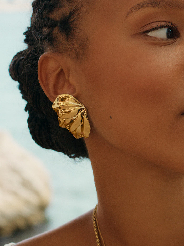 Edblad Petal Korvanapit Kulta