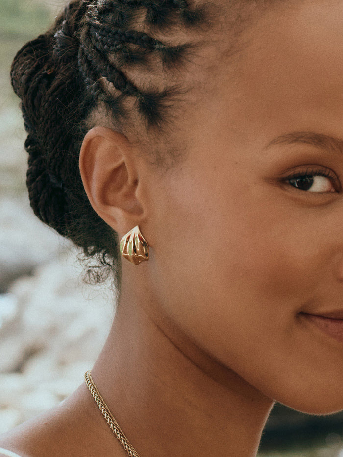 Edblad Petal Korvanapit Kulta