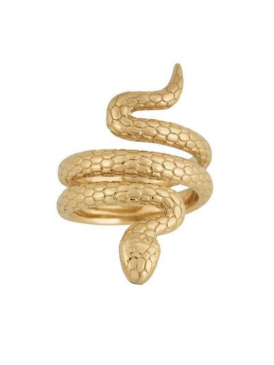 Edblad Snake Ring L Gold