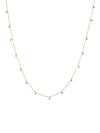 Edblad Summer Beads Chain Necklace Pink Gold