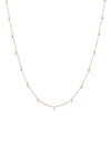 Edblad Summer Beads Chain Necklace White Gold
