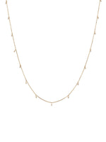 Edblad Summer Beads Chain Necklace White Gold