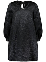 Gauhar Petra Dress Black Navy
