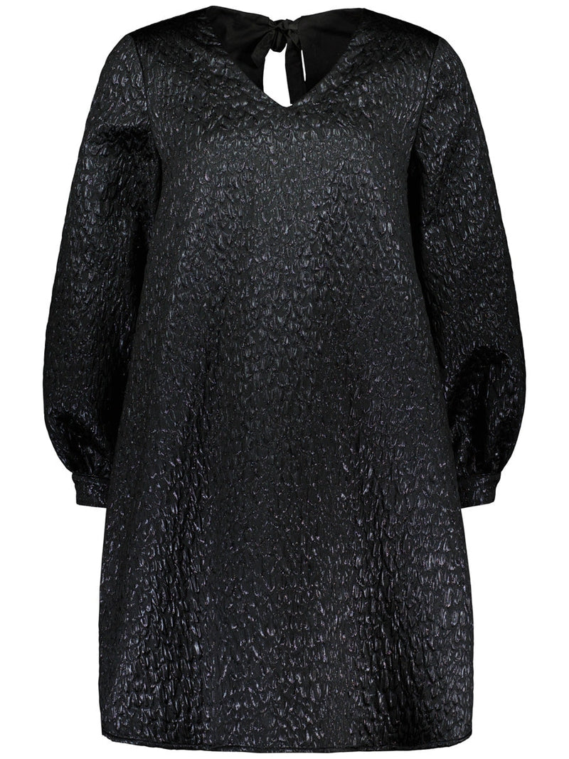 Gauhar Petra Dress Black Navy