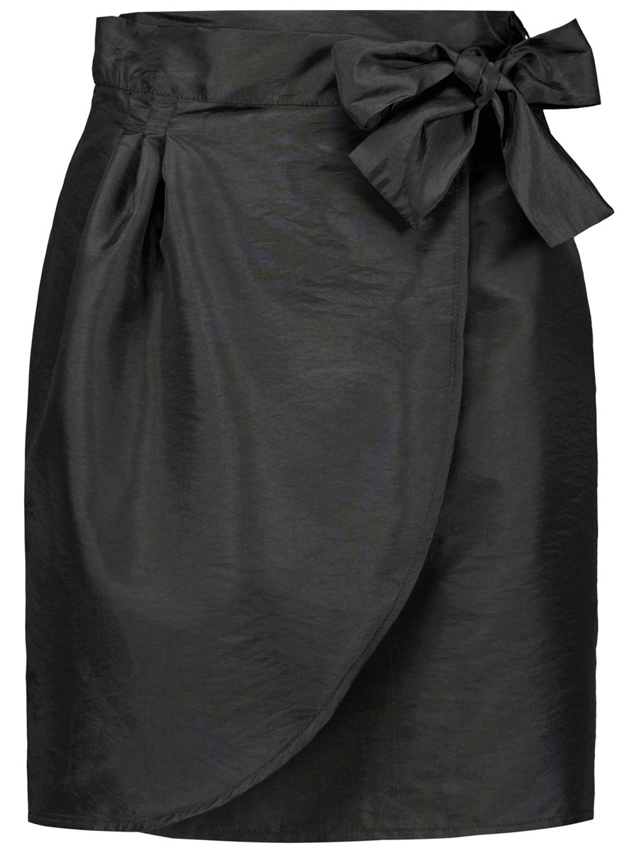 Gauhar Helsinki Taft skirt Black musta