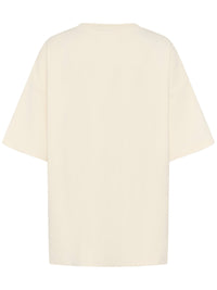 Gestuz GZamina Oversized T-paita Luonnonvalkoinen