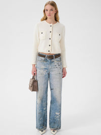 Gestuz GZcurie neuletakki luonnonvalkoinen