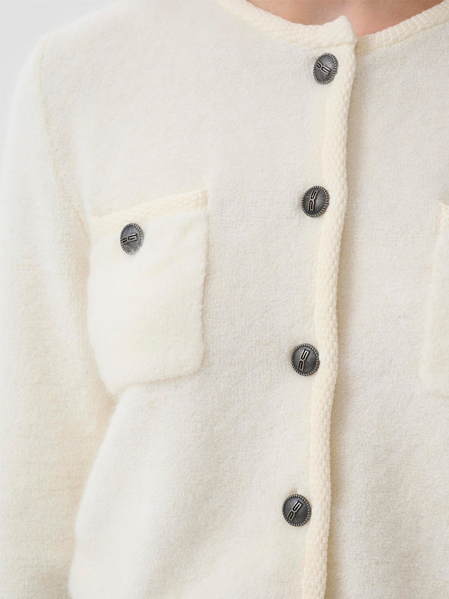 Gestuz GZcurie neuletakki luonnonvalkoinen