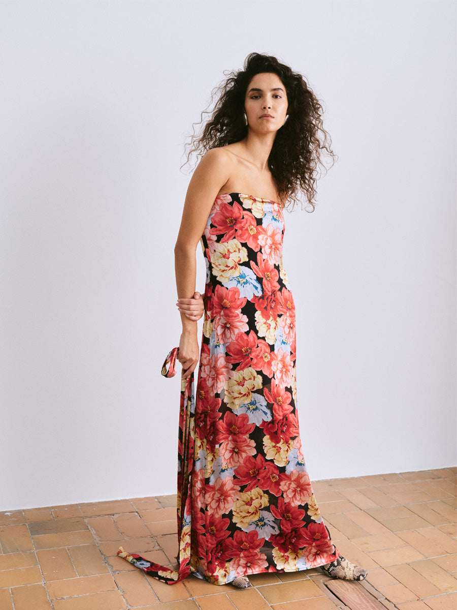 Gestuz GZsigrida Pitkä Silkkimekko Punainen