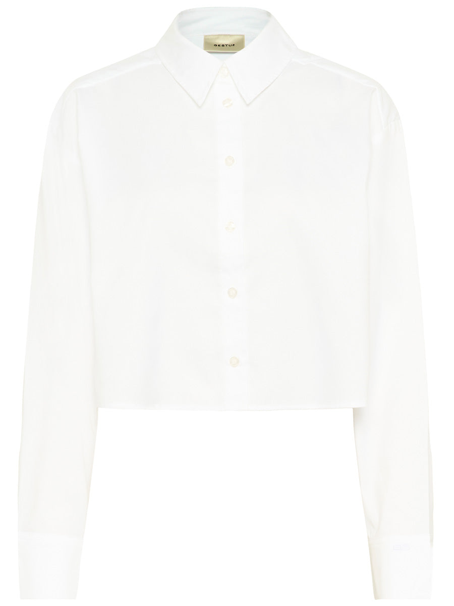 Gestuz GZyork cropattu paita valkoinen