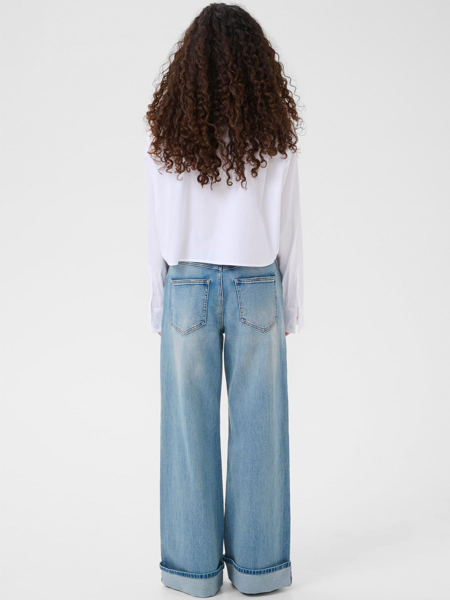 Gestuz GZyork cropattu paita valkoinen