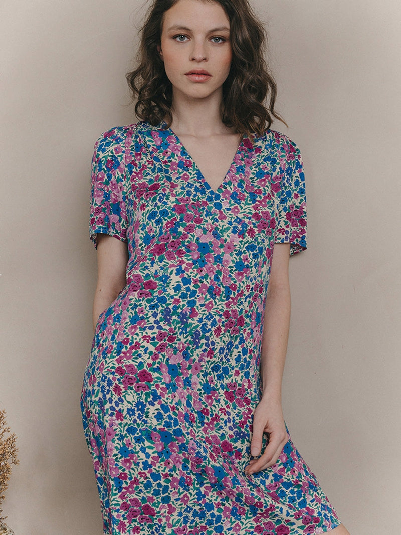 Grace & Mila Jara Dress Parme