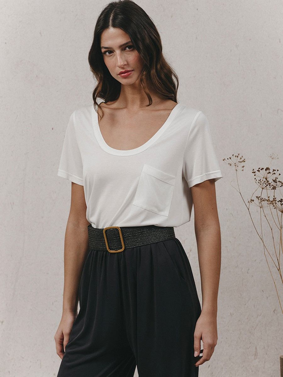 Grace & Mila Kyle T-Shirt Ecru