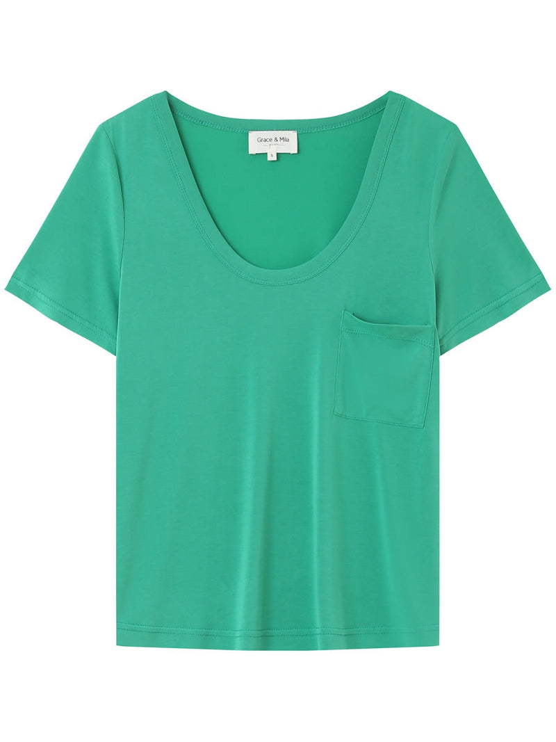 Grace & Mila Kyle T-Shirt Vert
