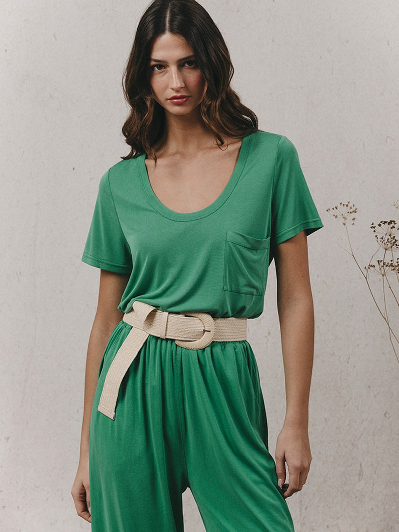 Grace & Mila Kyle T-Shirt Vert