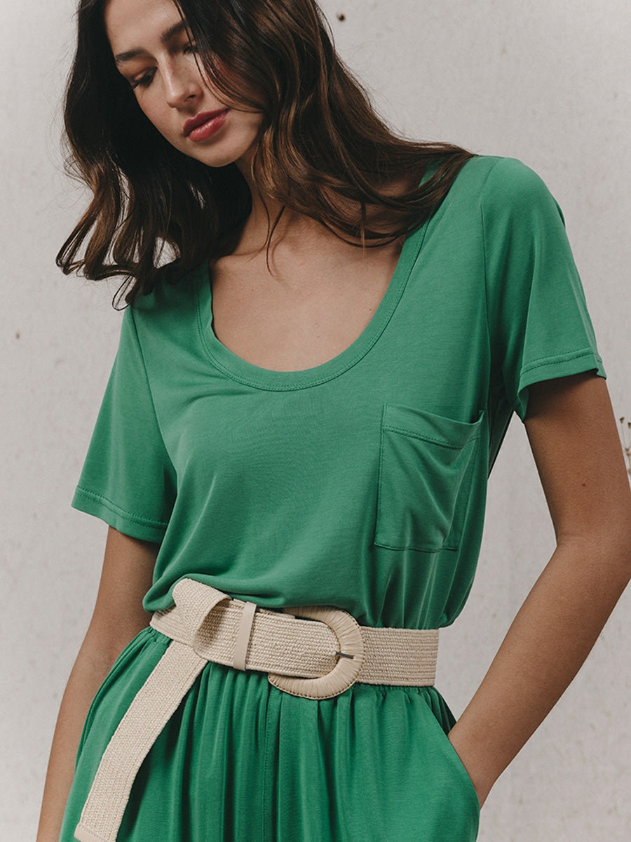 Grace & Mila Kyle T-Shirt Vert