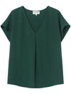 Grace & Mila Lemon Woven Top Vert