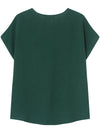 Grace & Mila Lemon Woven Top Vert
