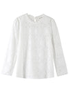 Grace & Mila Leonard Woven Top Ecru