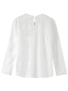 Grace & Mila Leonard Woven Top Ecru