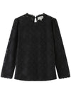 Grace & Mila Leonard Woven Top Noir