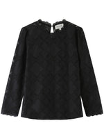 Grace & Mila Leonard Woven Top Noir
