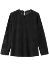 Grace & Mila Leonard Woven Top Noir