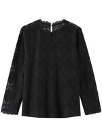 Grace & Mila Leonard Woven Top Noir