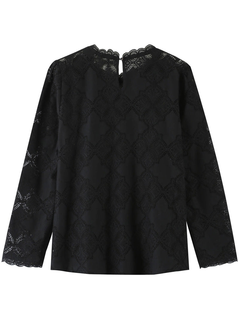 Grace & Mila Leonard Woven Top Noir