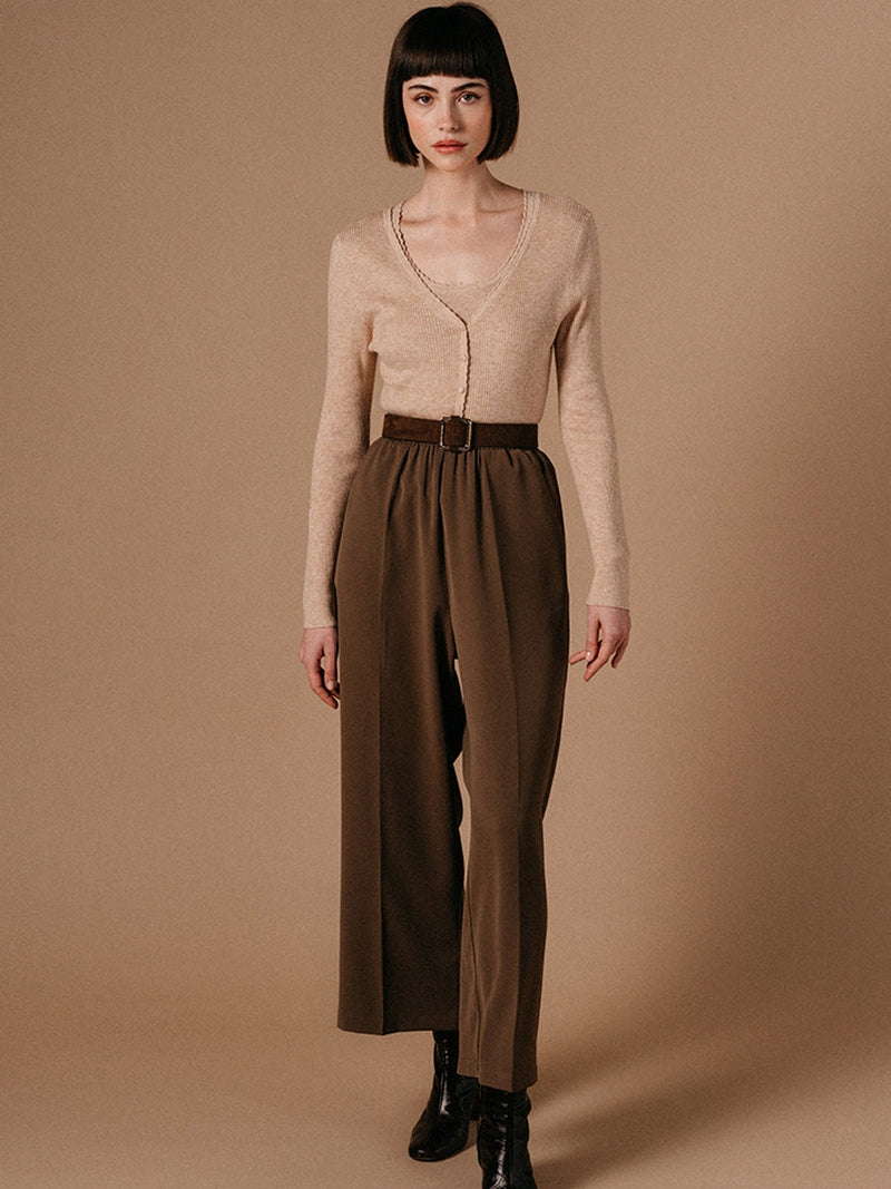Grace & Mila Levi Pant Taupe
