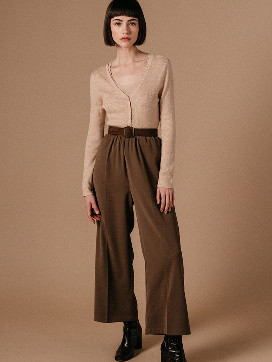 Grace & Mila Levi Pant Taupe
