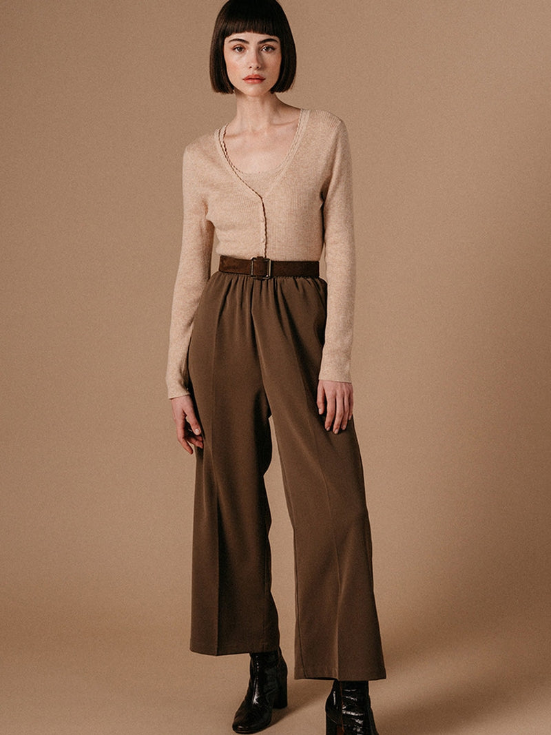 Grace & Mila Levi Pant Taupe